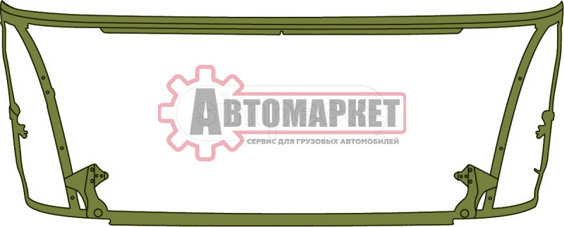 Каркас капота Scania