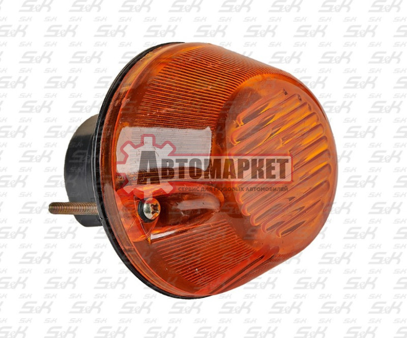 Повторитель указ. поворота прав./лев. круглый желтый универсальный, с лампой\ MAN TGA