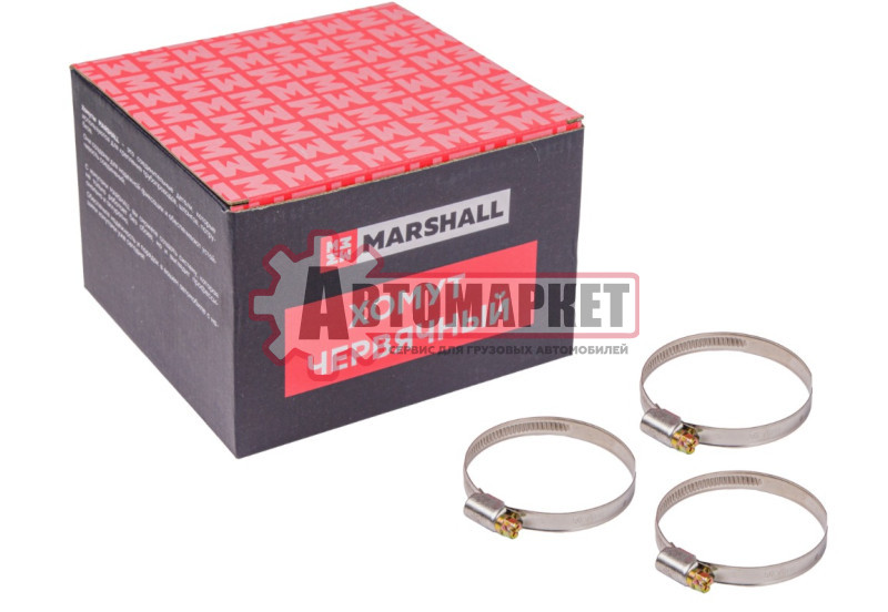 Хомут червячный 50-70 мм нержавеющая сталь