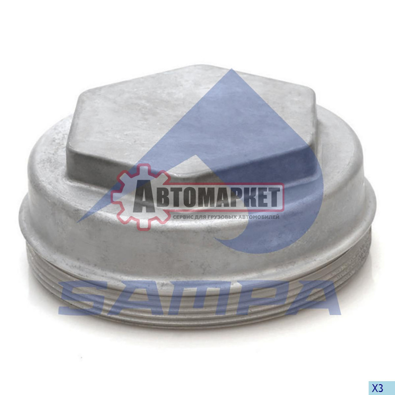 Крышка ступицы (м)M155x2.5 H60 SW110 \Fruehauf SMB C1/C2/C3
