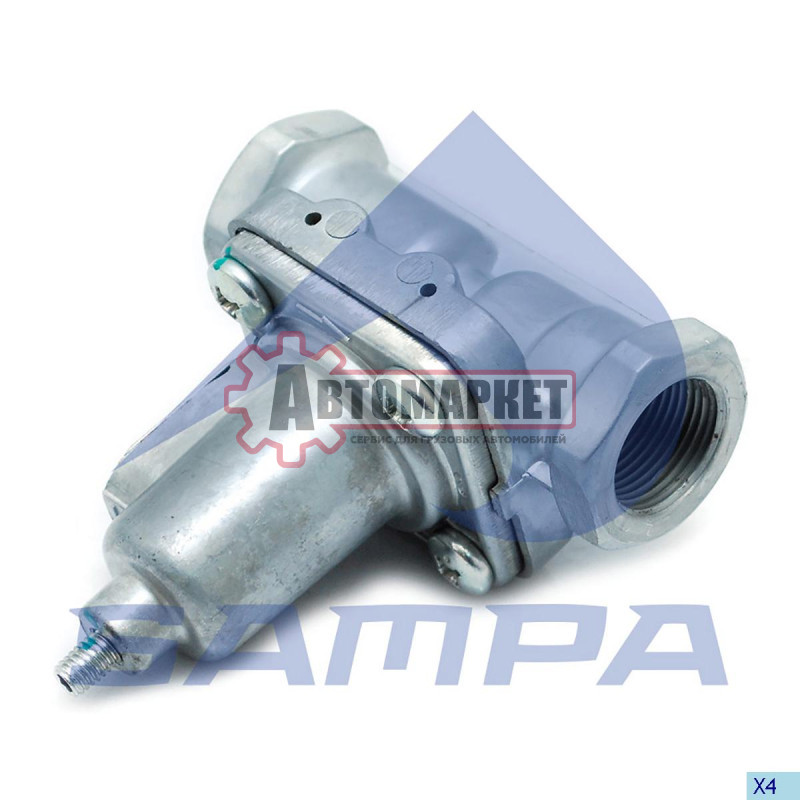 Клапан перепускной 10 бар MB/Iveco/BPW