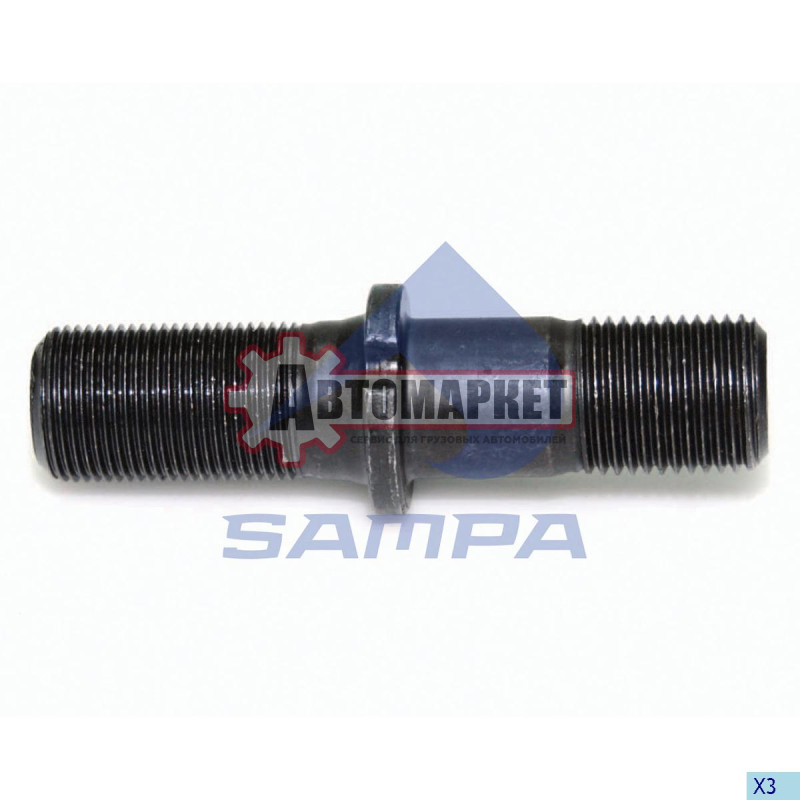 Шпилька колесная одно колесо M22x1.5-M22x2 100/45/46 650Nm \BPW