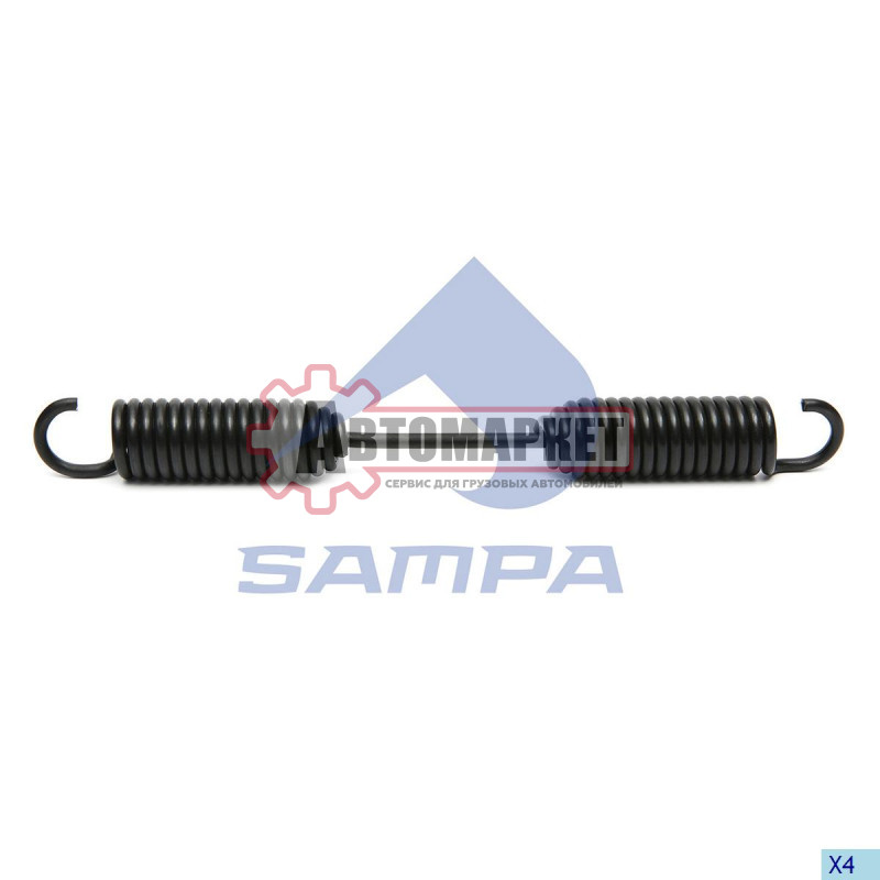 Пружина стяжная колодки 4х24,5х236