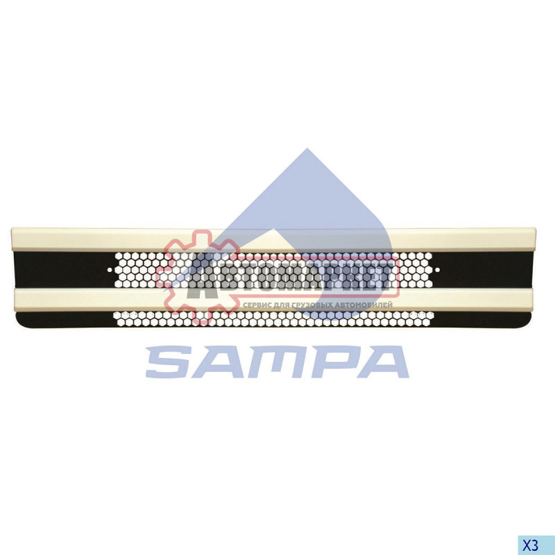 Решётка нижняя Scania4