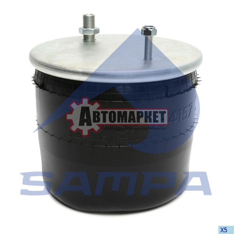 Пневмопод. со стак. M12/M20 порш. пластик 2шп. M12 SMB,ROR