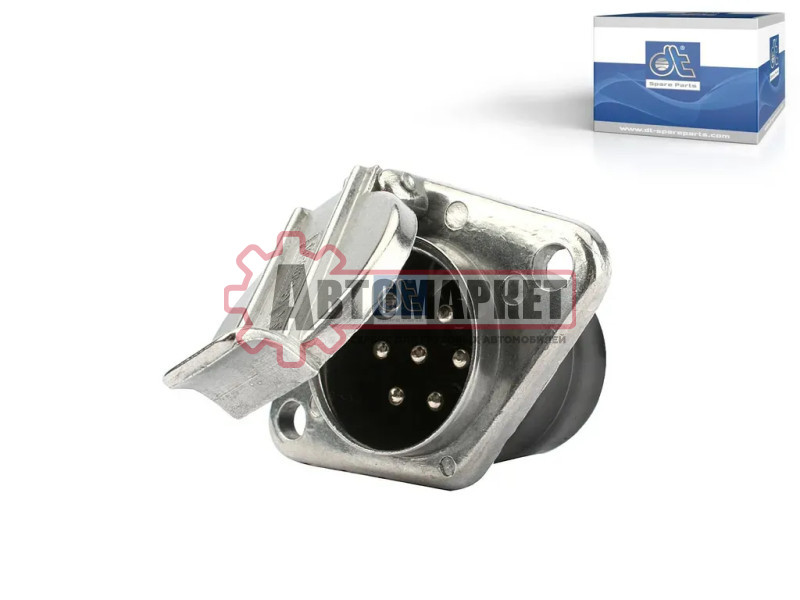 Розетка 7/7. метал. соед. резьбовое. 24V. Typ N. ISO1185 DIN72579 \Volvo