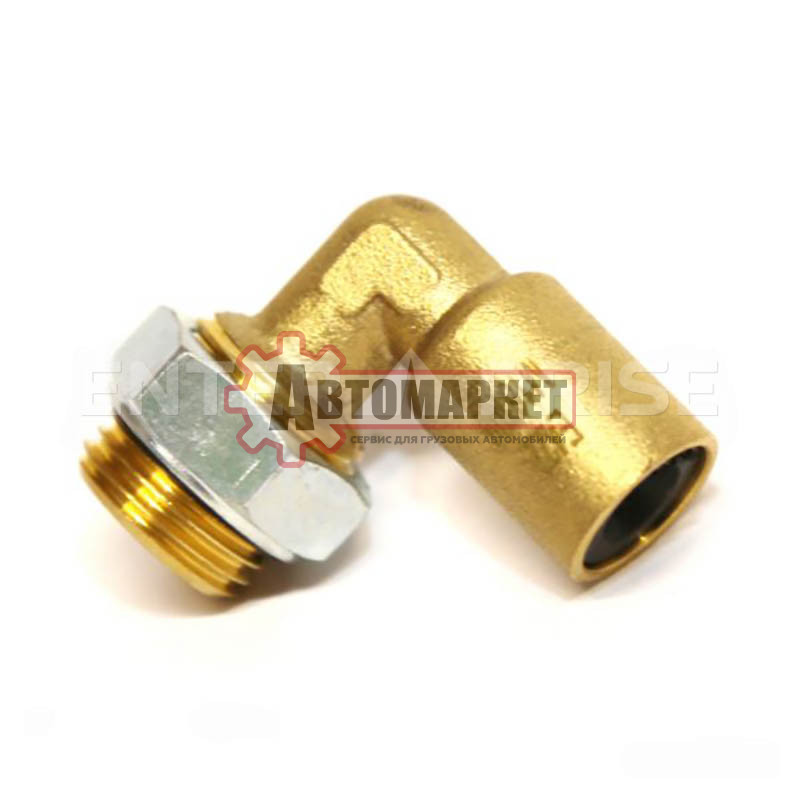 Фитинг угловой с наруж. резьбой M16X1,5 под трубку D6