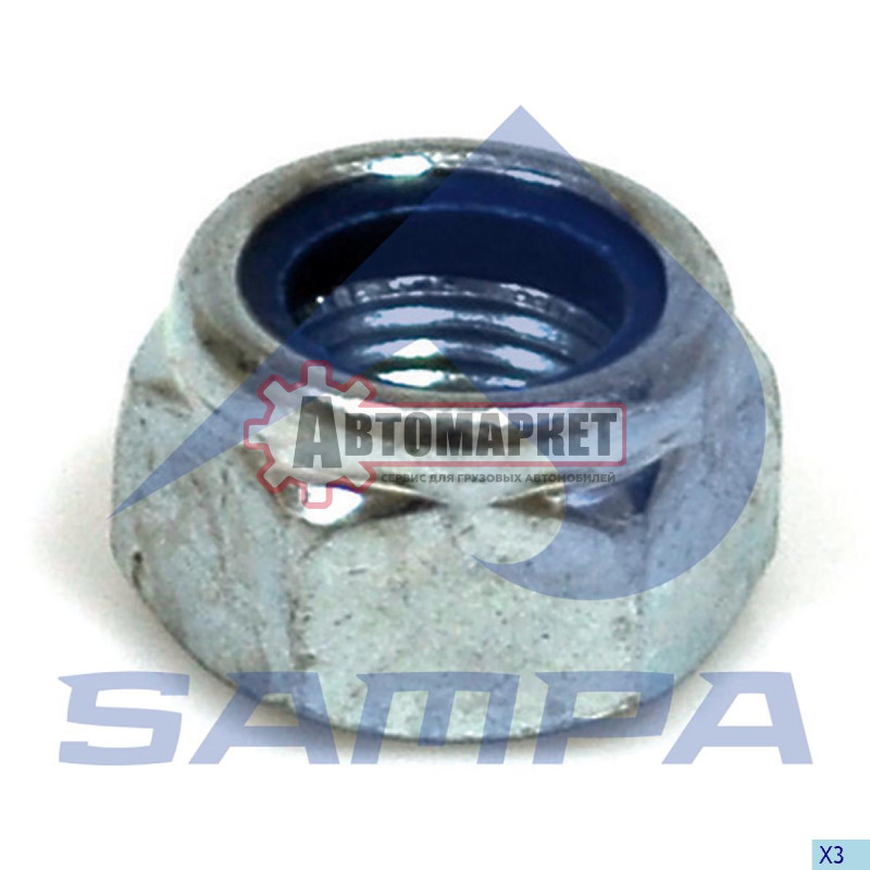 Гайка стопорная. M16x1,5 - 8
