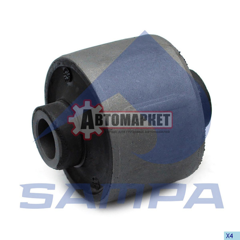 Сайлентблок кабины (мр) 16.5x60.5x68 передний 2x\RVI KERAX PREMIUM MIDLUM