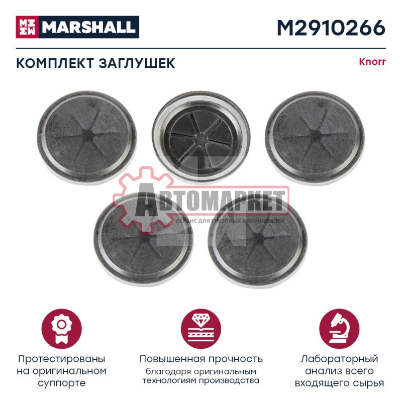 Комплект заглушек Кнорр SN6… SN7… SK7…