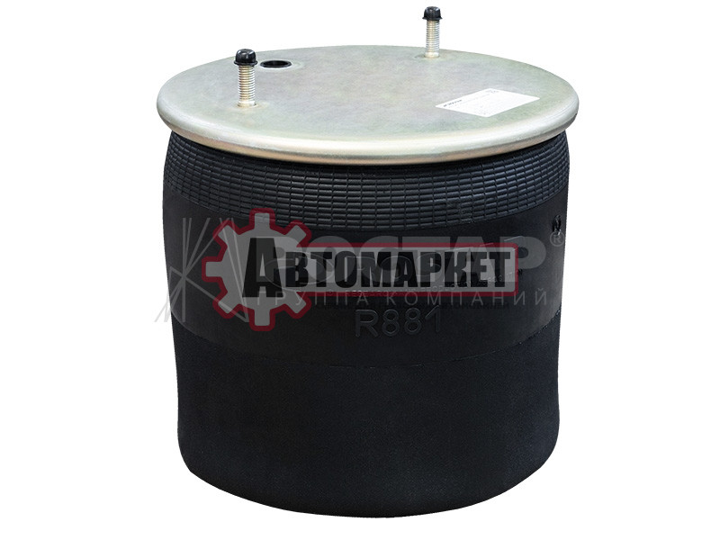 Пневмопод. со стак.BPW36. 2шп.M12смещ.25. 1отв.штуц.M22.Поршень пластик.12 отв.М