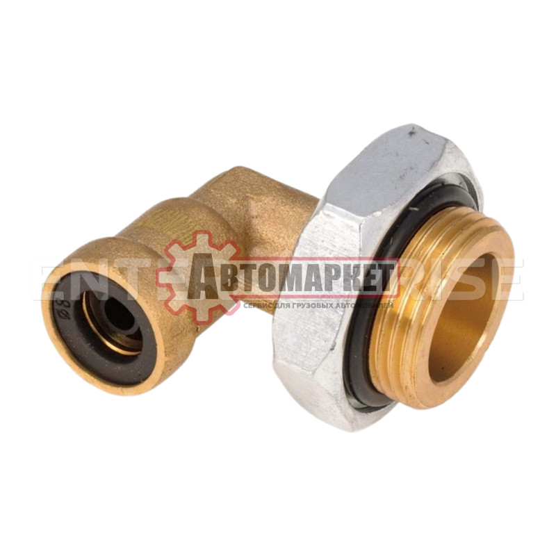 Угольник М22/Т8 латунь с уплотнителем