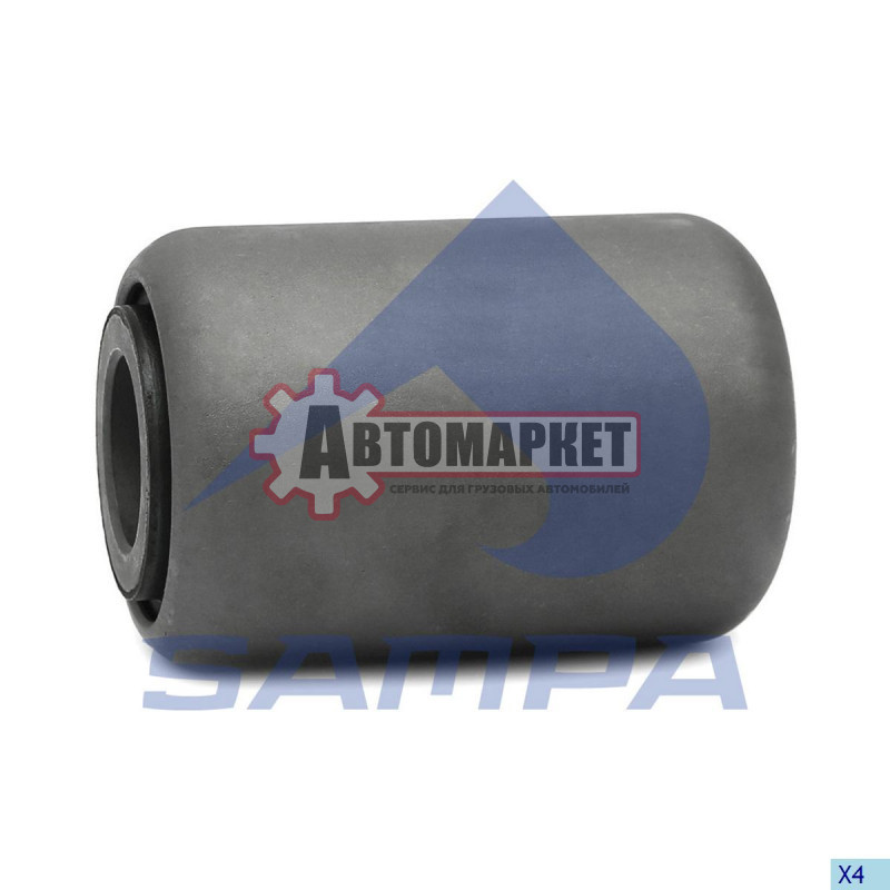 Сайлентблок рессоры (мр) 30x70x100/104 \RVI Magnum,Midlum,Kerax,Premium
