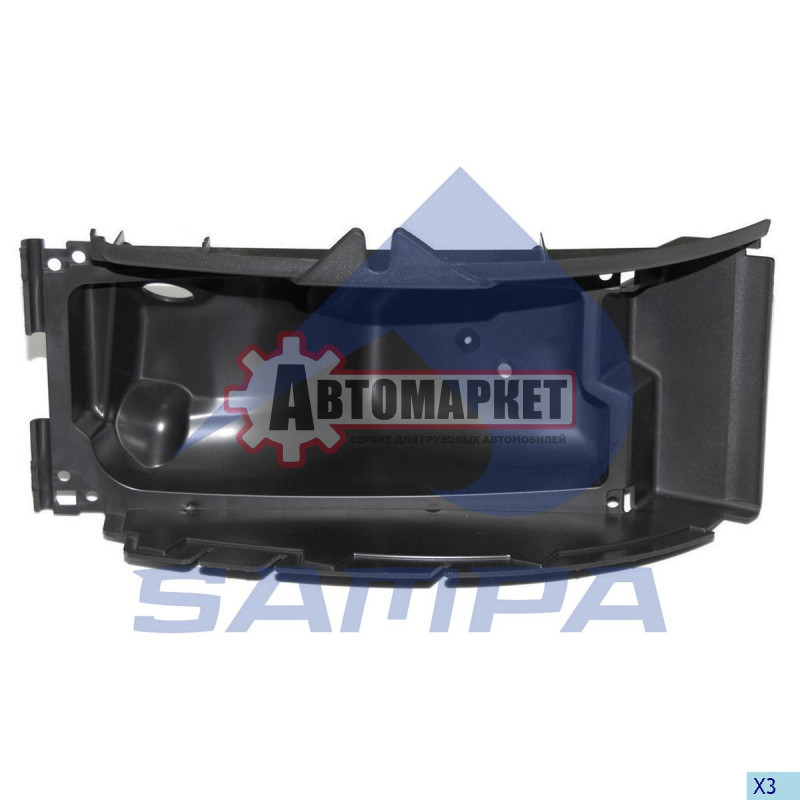 Корпус фары правый \Scania 4 series P/R