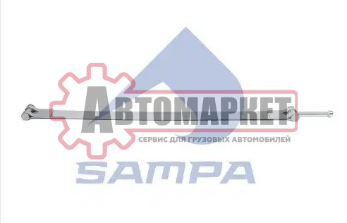 Хомут ресивера 206мм Scania P, G, R