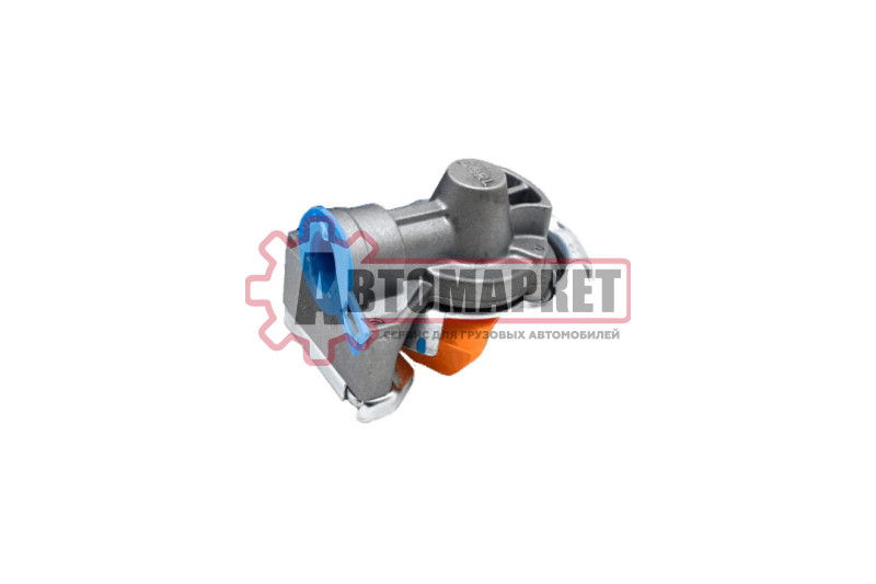 Соединительная головка с клапаном new (желтая) M22x1.5 \Omn MB. Iveco. DAF. BPW