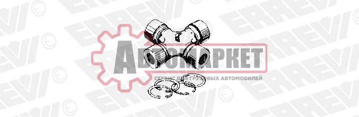 Крестовина кардана 52x147.2 со стопорами \MAN F90/F2000/TGA