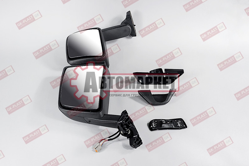 Зеркало в сборе двойное электрорегулировка с подогревом лев. Scania 6 S серия 2645651