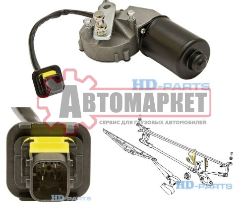 Мотор стеклоочистителя Volvo FH (4)