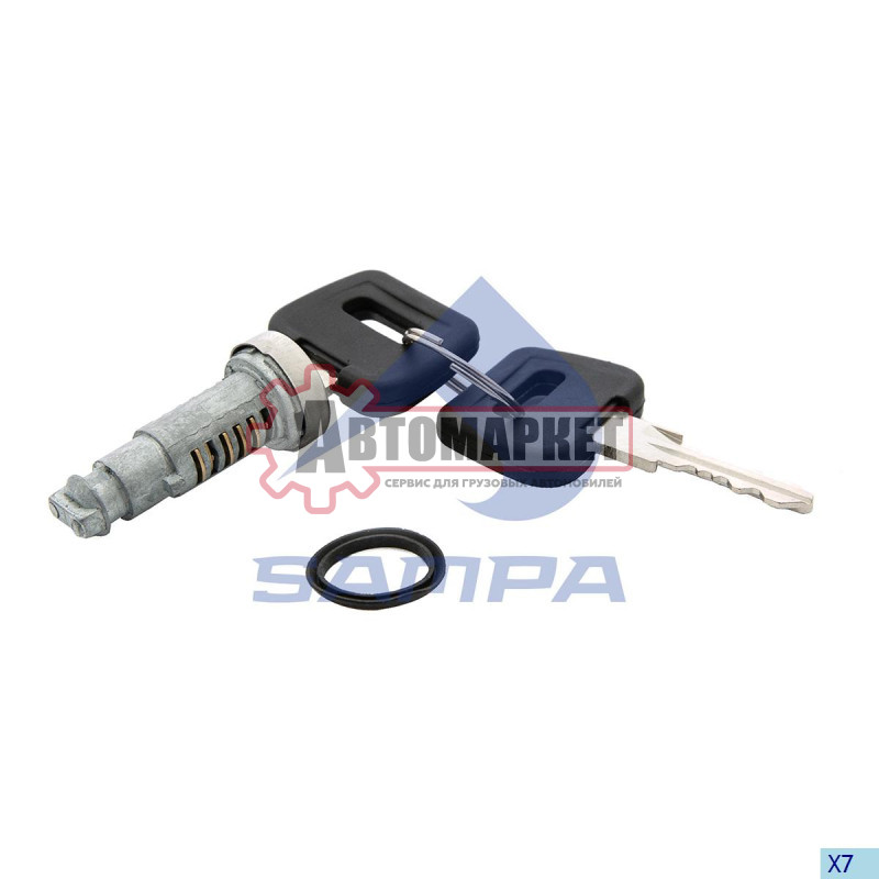 Сердцевина замка зажигания с 2 ключами \DAF 65/75/85/95/105