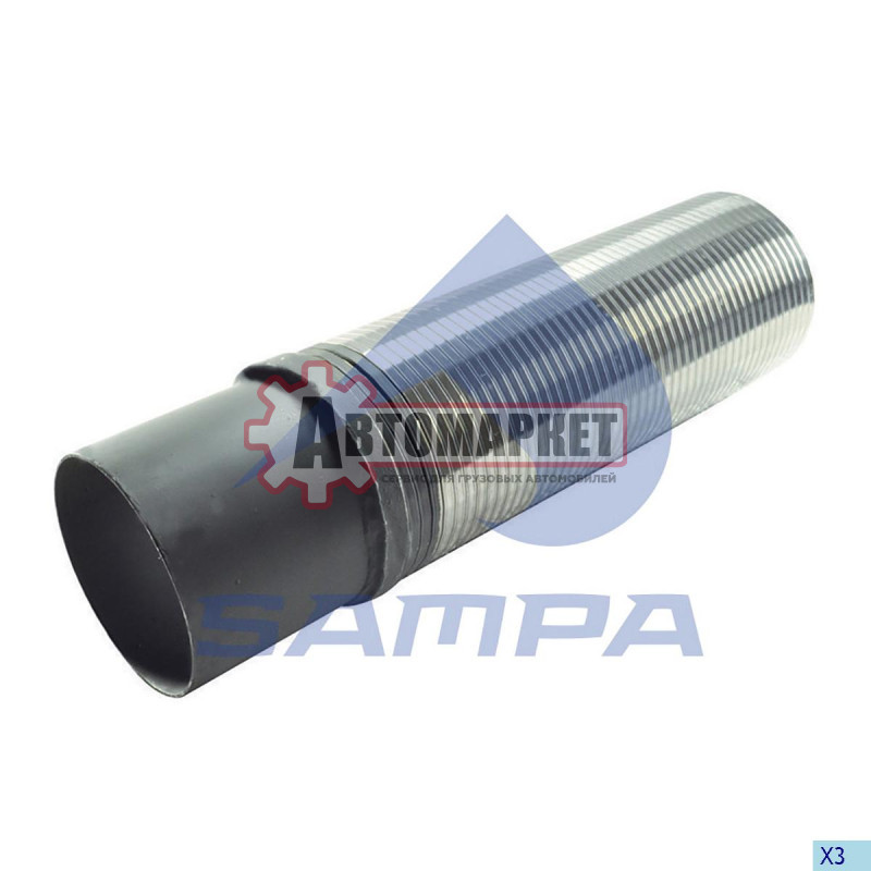 Сетка глушителя L=443 передняя d=110 мм \MAN TGA/TGS/TGX