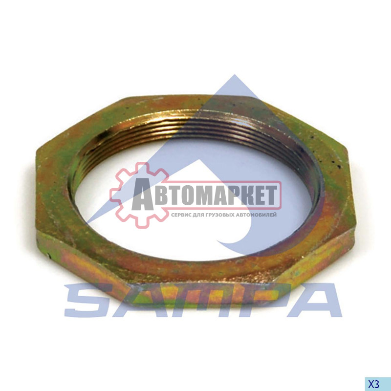 Гайка ступицы 65x1.5 H=10 SW85 \ROR