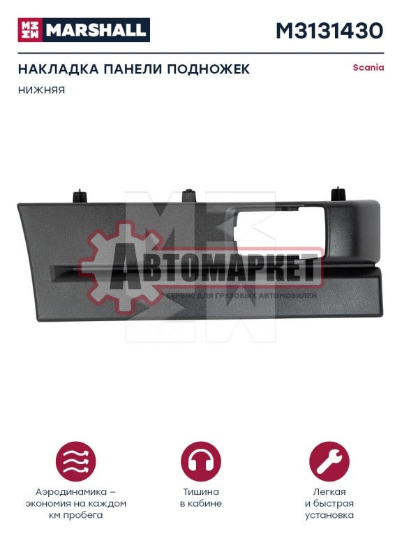 Накладка средней ступени правая под катафот sc5 r&p