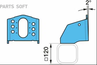 Кронштейн тормозной камеры