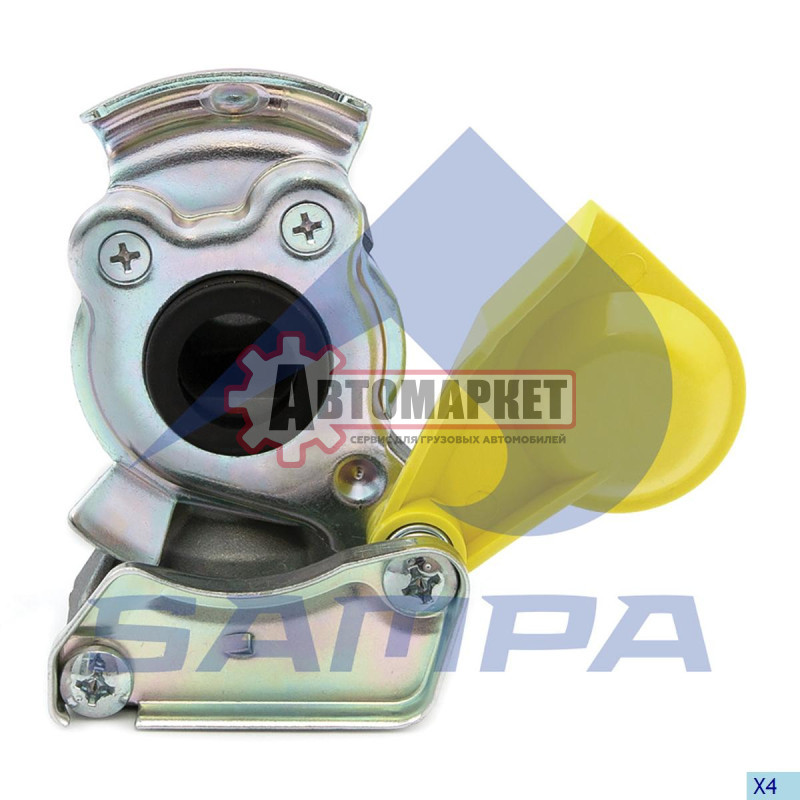 Соединительная головка new (желтая) M22x1.5 \Omn MB. Iveco. DAF. BPW
