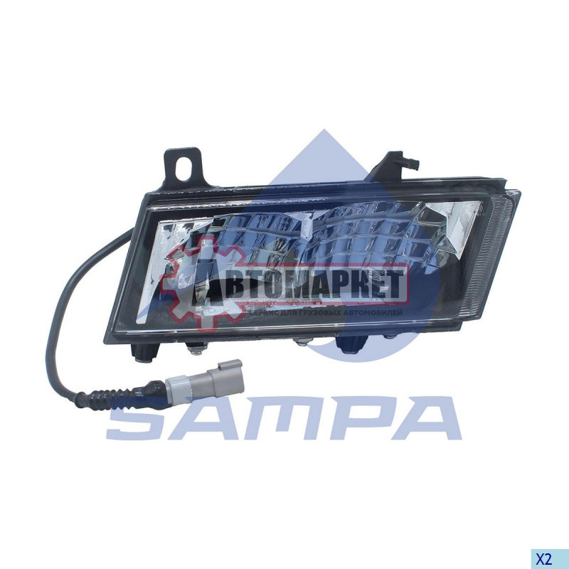 Фара ПТФ левая без подсветки поворота Scania 6
