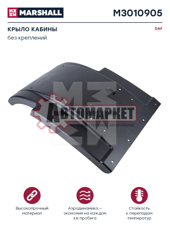 Крыло левое\DAF CF/XF65/75/85/95/105IV