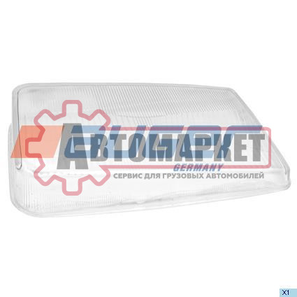 Стекло фары левое прямоуг.\DAF F65/75/85