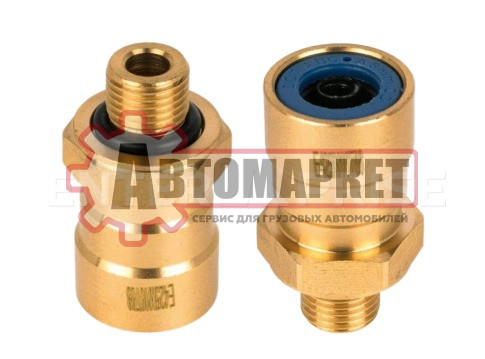 Штуцер м16/т10 прямой латунь с уплотнителем (tbs-e)