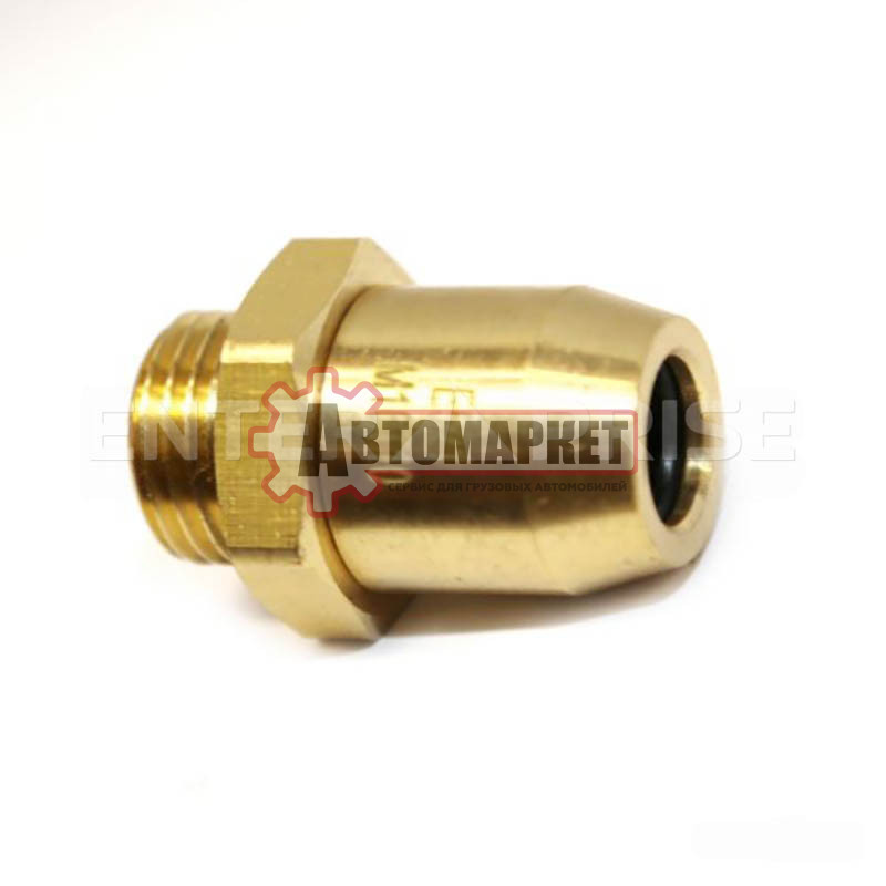 Штуцер М16/Т10 прямой латунь разборный