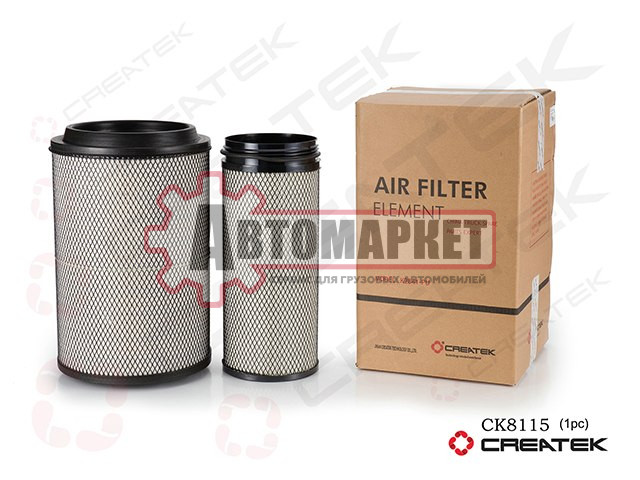 Фильтр воздушный shaanxi f3000 2841 (двойной) Createk