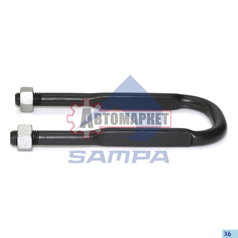 Стремянка M24*308*105 с гайками Scania 4/P/R/T серия