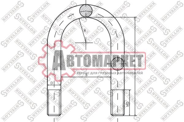 Стремянка рессоры RVI