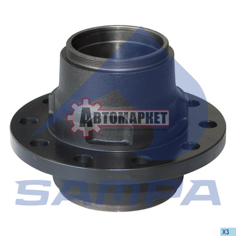 Ступица M125x2/10xO22/175,8/225 (8-9)t. KH../KR.. ECO MAXX