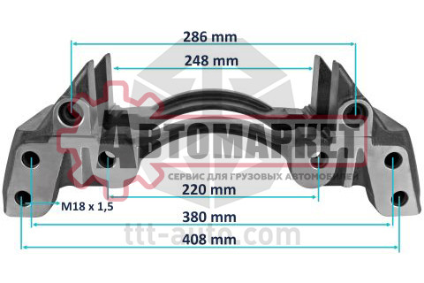 Суппорт скобы тормозной MAN SB/SN7