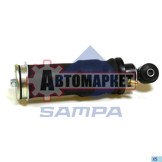 Амортизатор кабины (пневмо) с подушкой; задний I|O; (4-point); cерии: P, R, CP/CR 08.2003 = >