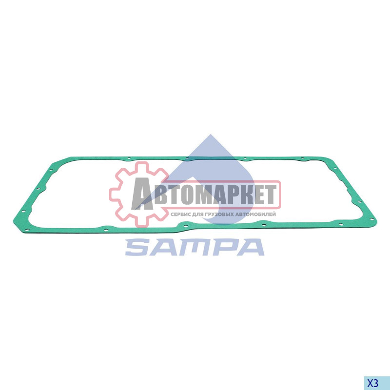 Прокладка картера (EWP) V8 1x \MAN D2538MT/D2848. MB OM402/LA Euro I/422/A/LA,4