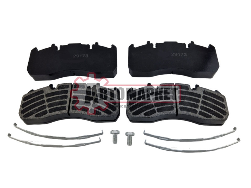Комплект дисковых колодок 216x100x29; Meritor Elsa 225-1 Volvo, Renault