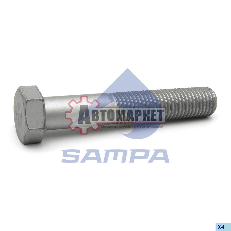 Болт серьги рессоры M24*140 10.9 G