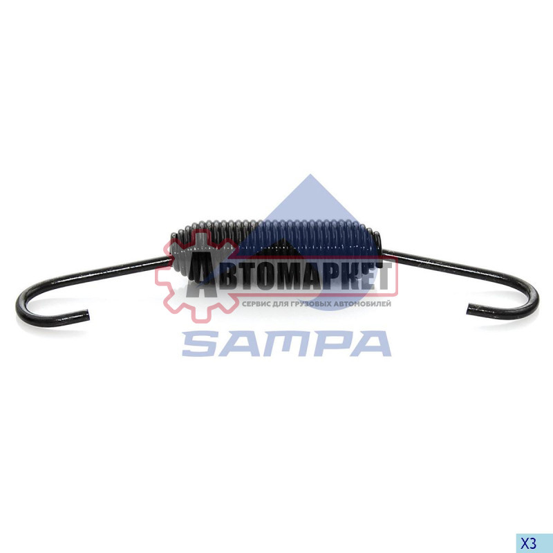Пружина возвр. трещетки185x22.5x2.5\SAF