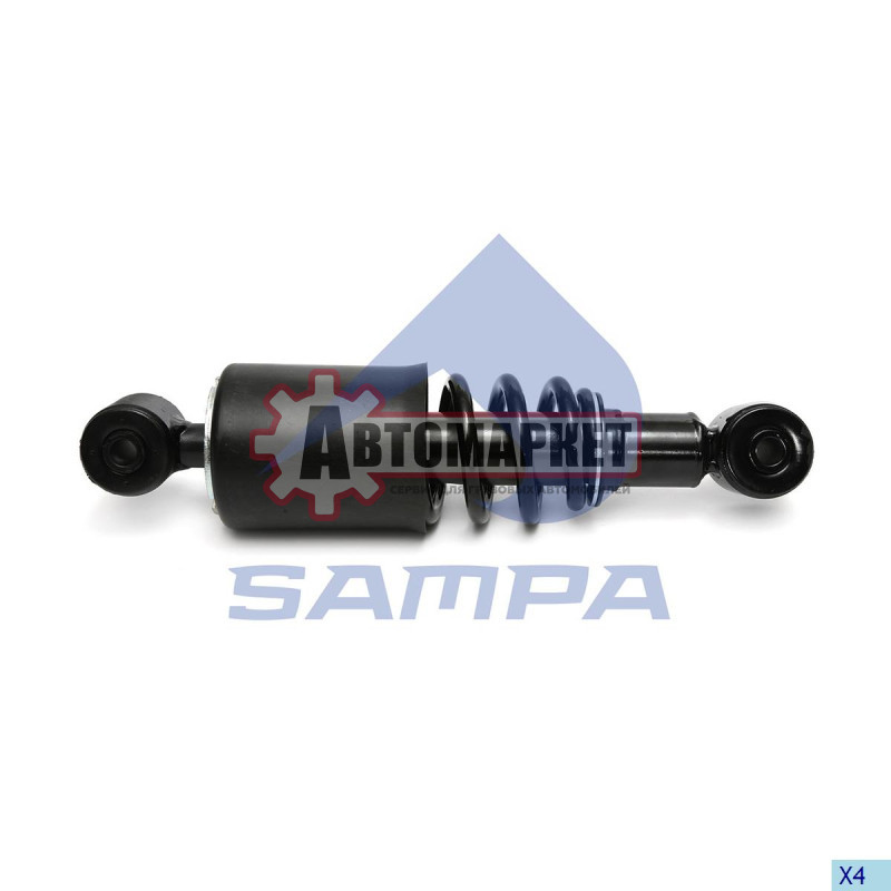 Амортизатор кабины задн.\ MB Axor/Atego 02-04