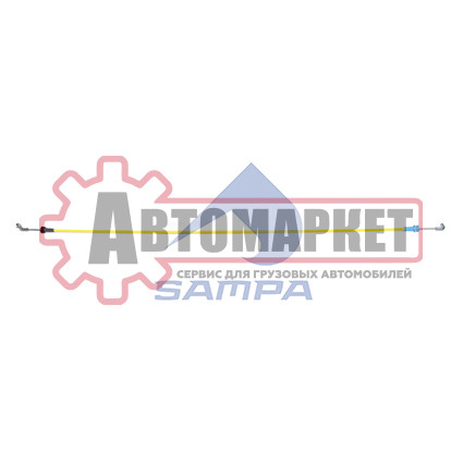 Трос замка двери правый. L=705mm, LH; Actros/Axor/Atego