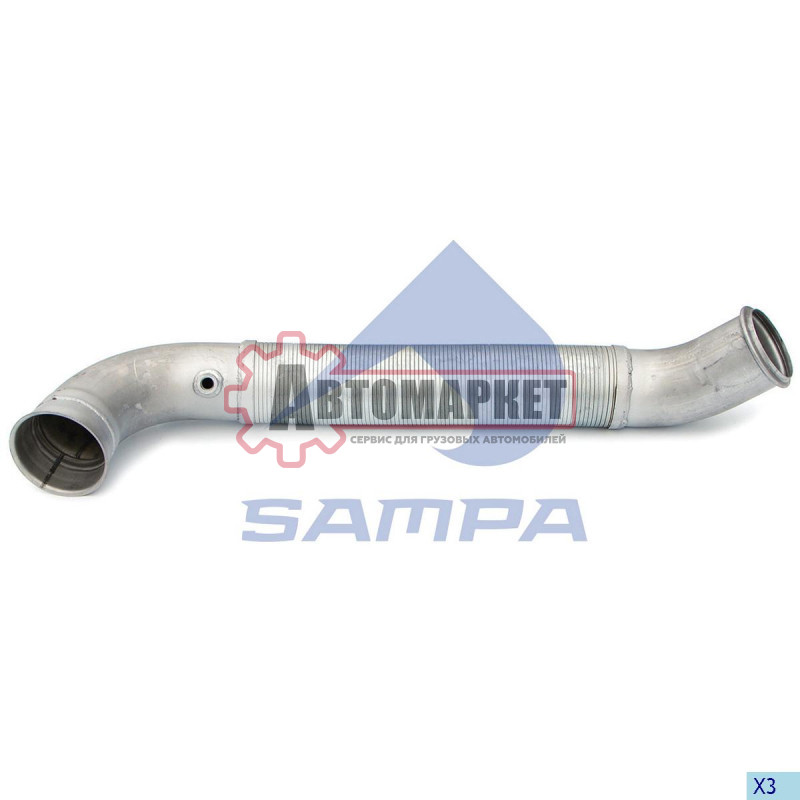 Труба глушителя SCANIA
