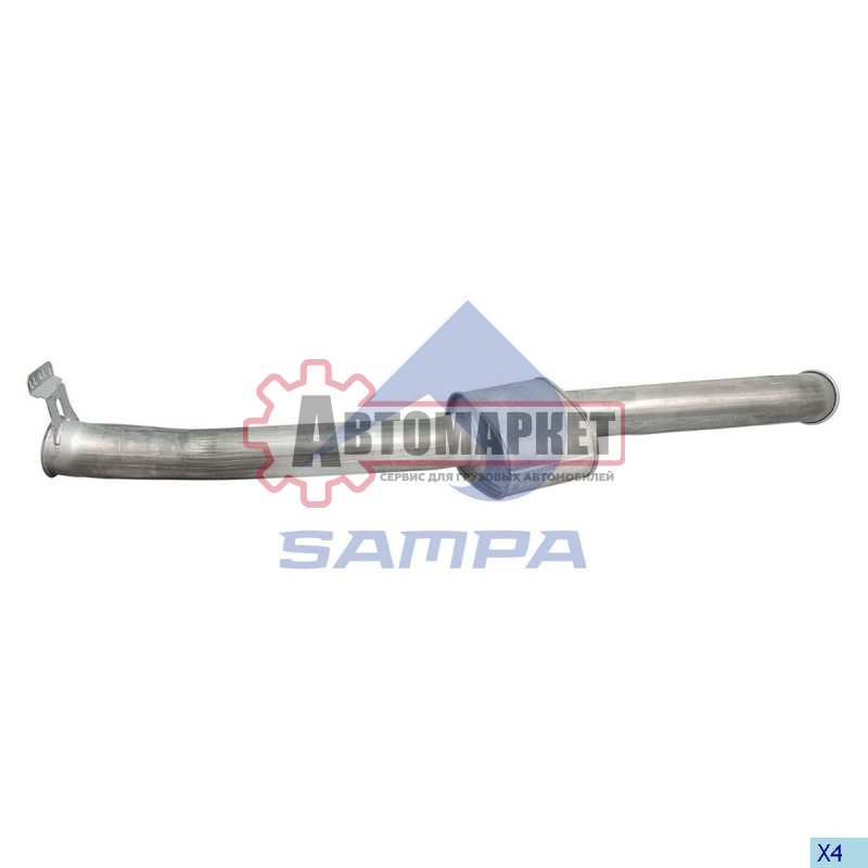 Труба глушителя выхлопная Scania 4 серия