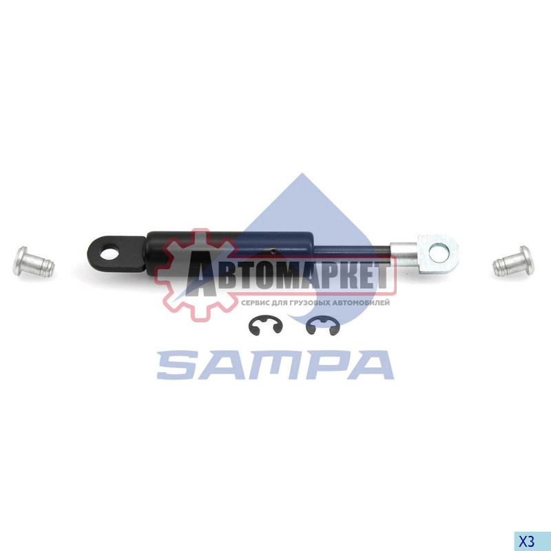 Амортизатор воздухозаборника SC124 CR