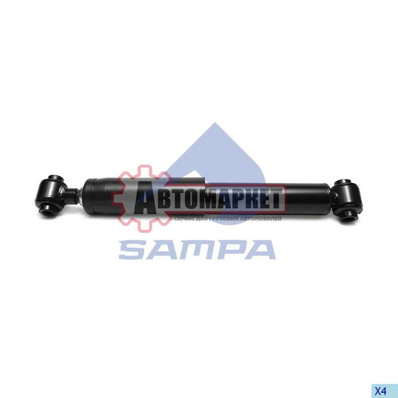 Амортизатор кабины задн. 302x370 O/O 12x50 12x50 \MB